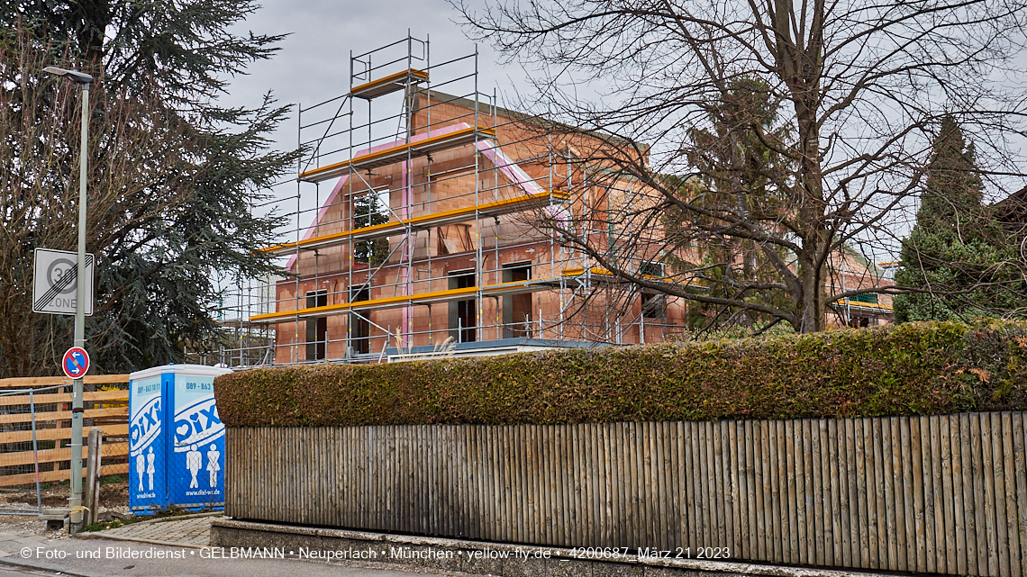 21.03.2023 - Baustelle und Wohnanlage Niederalmstraße 16